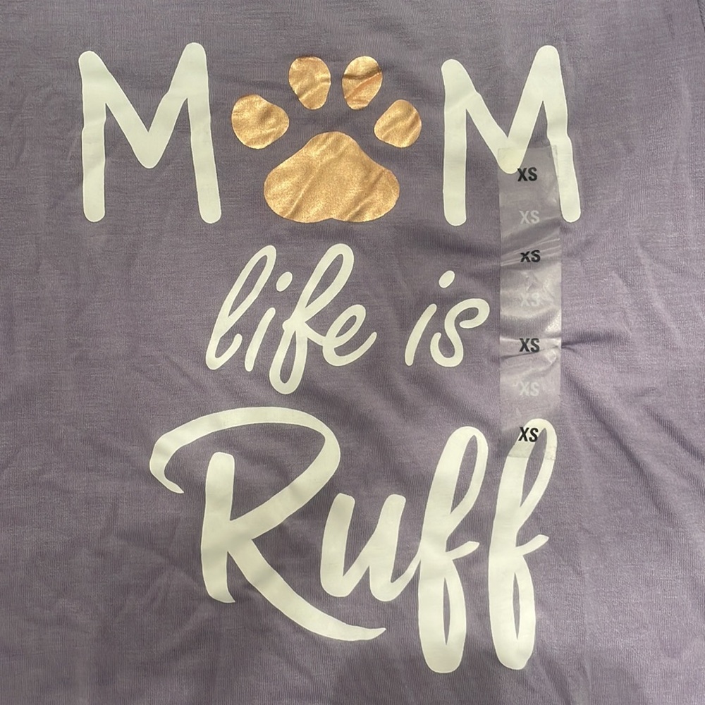 Mom Life is Ruff Tee - Picture 2 of 2